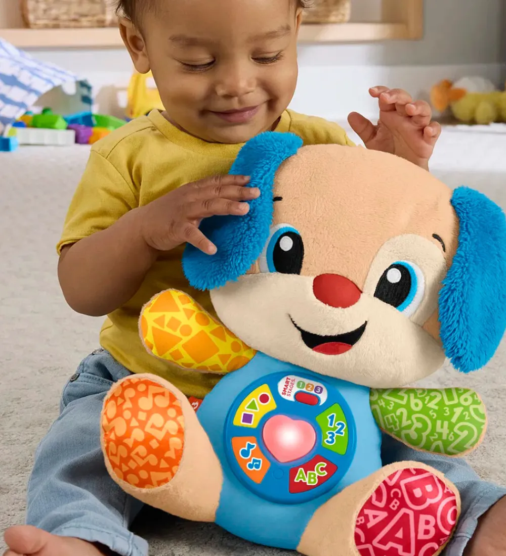 Fisher-Price Aktivitetslegetøj>Bamse m. Lyd - 28 cm - Laugh & Learn Smart Stages P