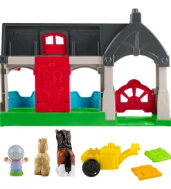 Fisher-Price Stablelegetøj|Babylegetøj|Legetøj - Little People - Friendly Horse Stable