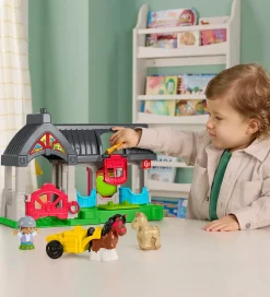 Fisher-Price Stablelegetøj|Babylegetøj|Legetøj - Little People - Friendly Horse Stable