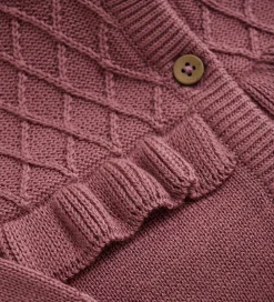 Børn Fixoni Striktrøjer|Cardigan - Strik - Wistful Mauve