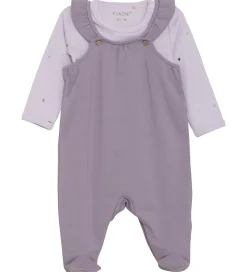 Børn Fixoni Heldragter>Sparkedragt m. Body l/æ - Purple Ash