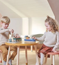 Flexa Trælegetøj></noscript>Containerskib - Træ - Play - 6 Dele - Multi