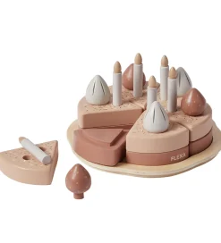 Flexa Trælegetøj|Legemad>Fødselsdagskage - Træ - Play - Multi