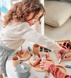 Flexa Trælegetøj|Legemad>Fødselsdagskage - Træ - Play - Multi