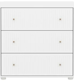 Flexa Kommoder|Møbler>Kommode - Saga - 75x74 cm - Hvid/Egetræ