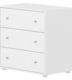 Flexa Kommoder|Møbler>Kommode - Saga - 75x74 cm - Hvid/Egetræ