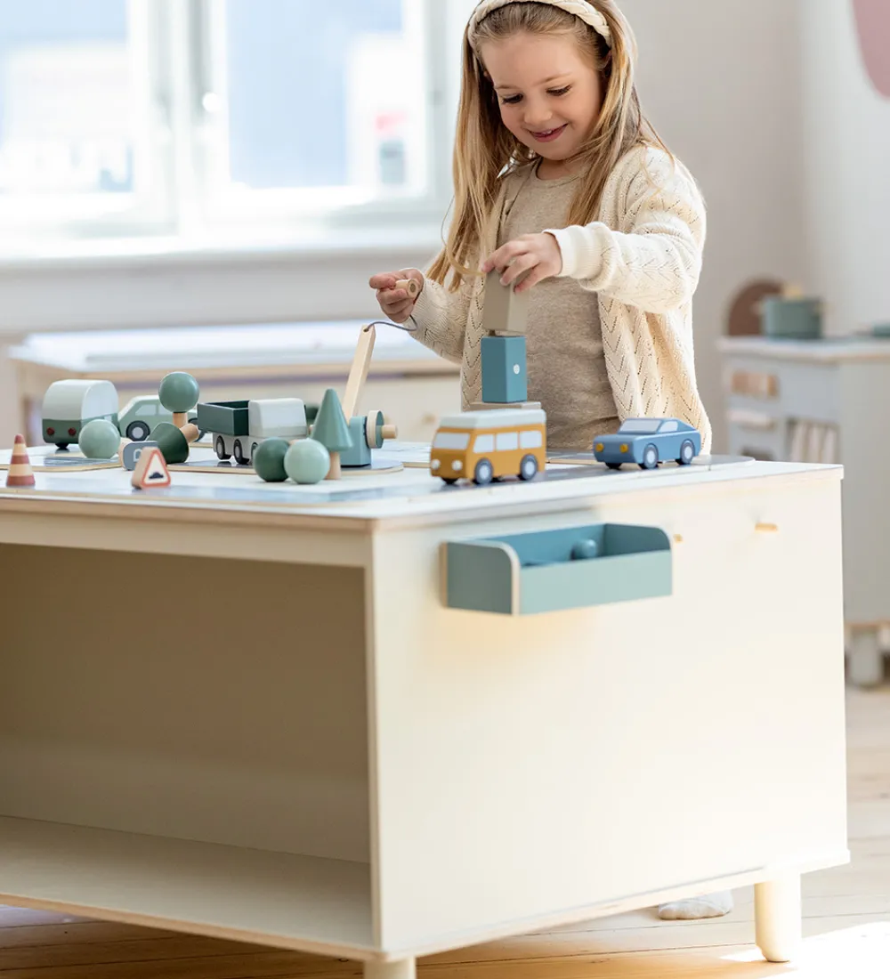 Flexa Borde|Legebord - Play - Warm Grey/Birch Plywood