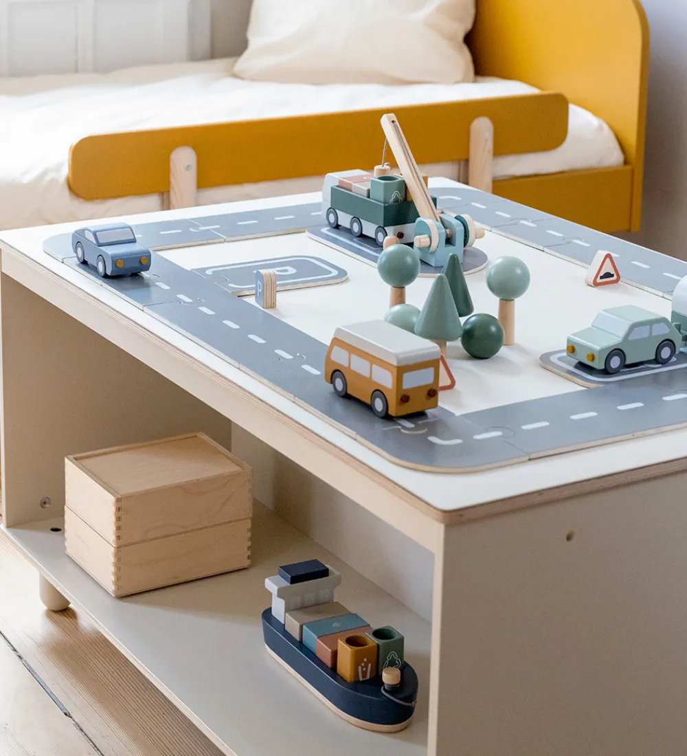 Flexa Borde|Legebord - Play - Warm Grey/Birch Plywood