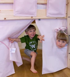 Flexa Legetelte|Legetelte|Legeforhæng Til Halvhøj Seng - Dawn - Mauve Morn