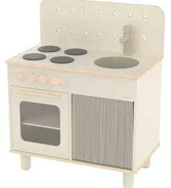 Flexa Trælegetøj|Legekøkken Og Legemøbel|Play Legekøkken - Træ - Creme