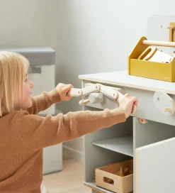 Flexa Legeværktøj|Play Værktøjssæt - 8 stk - Mustard/Naturalwood