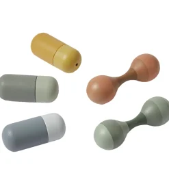 Flexa Trælegetøj|Musikinstrumenter>Rasleinstrumenter - Træ - Mini - Play - 5 Dele - Multi