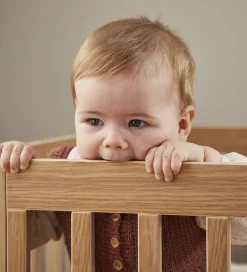 Børn Flexa Senge|Møbler>Sengehest Til Tremmeseng - 107 cm - Eg