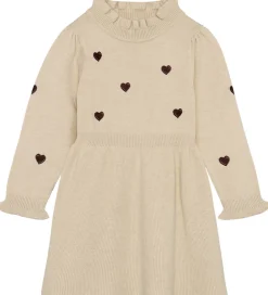 Børn Fliink Kjoler|Kjole - Strik - Viskoseblanding - Benna - Sandshell