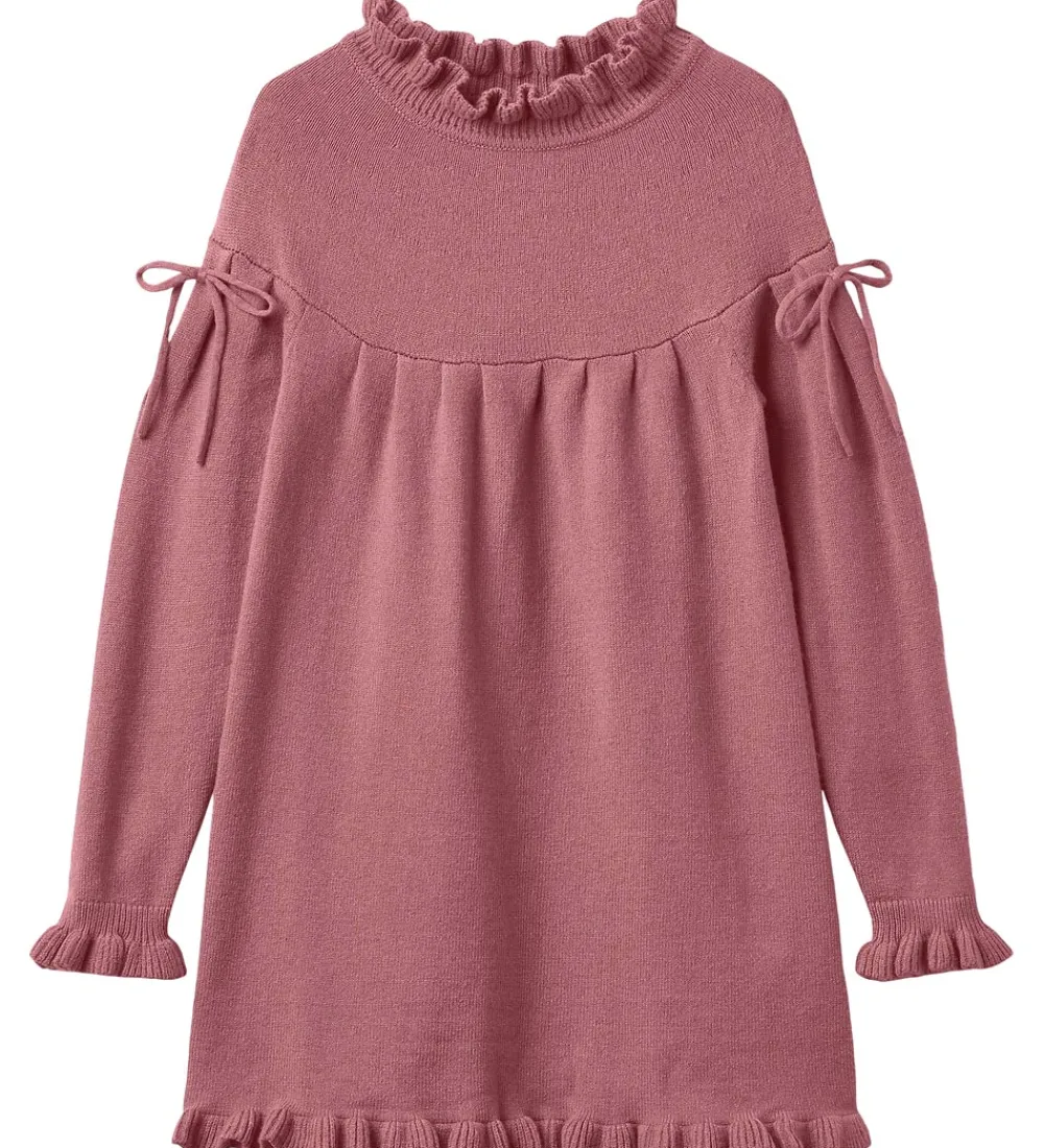 Børn Fliink Kjoler|Kjole - Strik - Viskoseblanding - Kino - Ash Rose