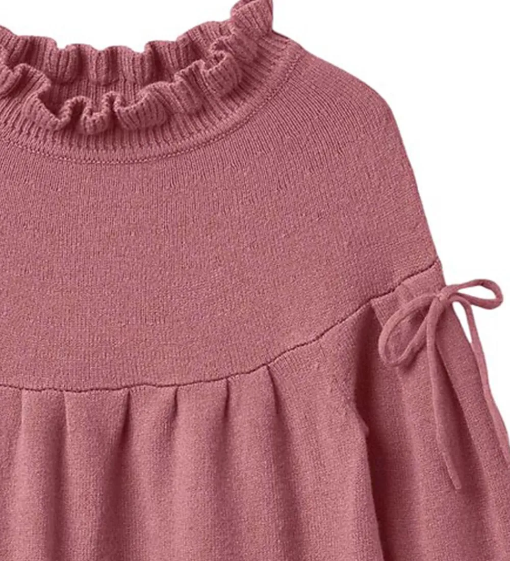 Børn Fliink Kjoler|Kjole - Strik - Viskoseblanding - Kino - Ash Rose