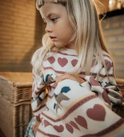 Børn Fliink Kjoler>Kjole - Strik - Viskoseblanding - Kino - Sandshell