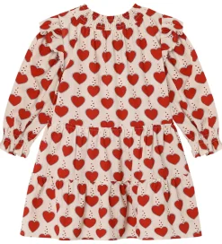 Børn Fliink Kjoler>Kjole - Winter Heart - Sandshell AOP