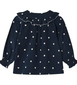 Børn Fliink Skjorter|Skjorte - Fløjl - Dolly - Insignia Blue AOP