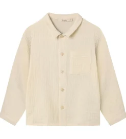 Børn Fliink Skjorter|Skjorte - Musselin - Elmo - Sandshell