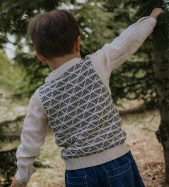 Børn Fliink Skjorter|Skjorte - Musselin - Elmo - Sandshell