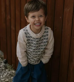 Børn Fliink Skjorter|Skjorte - Musselin - Elmo - Sandshell