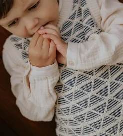 Børn Fliink Veste>Vest - Strik - Sune - Sandshell