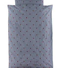 Flöss Sengetøj>Sengetøj - Junior - Nolly - Berry blue check