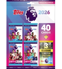 Fodboldkort Samlekort>- Topps Premier League - Mega Multipack - 43 Kort