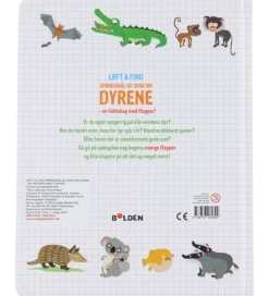 Forlaget Bolden Bøger|Bog - Løft og Find - Spørgsmål Og Svar Om Dyrene