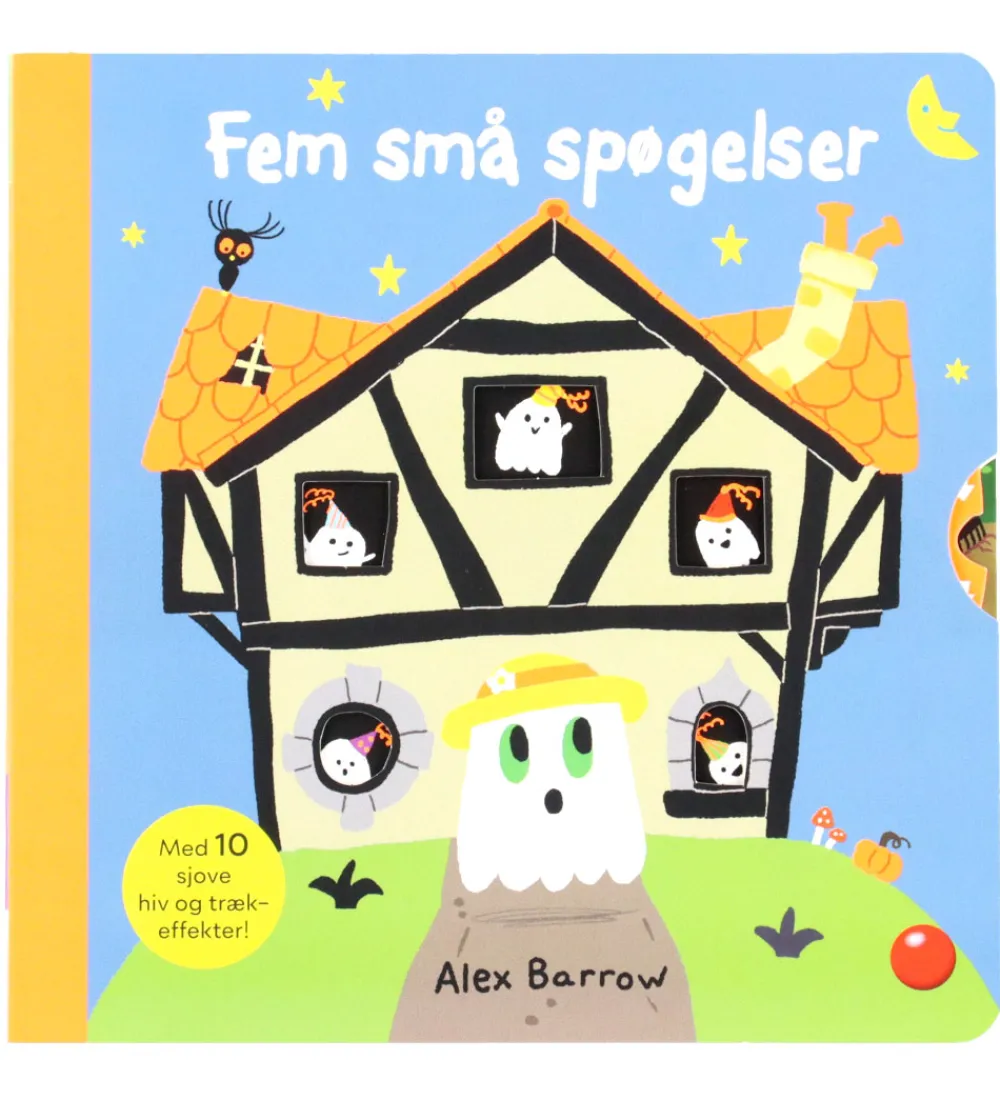 Forlaget Bolden Bøger|Bog m. Effekter - 5 Små Spøgelser - DA