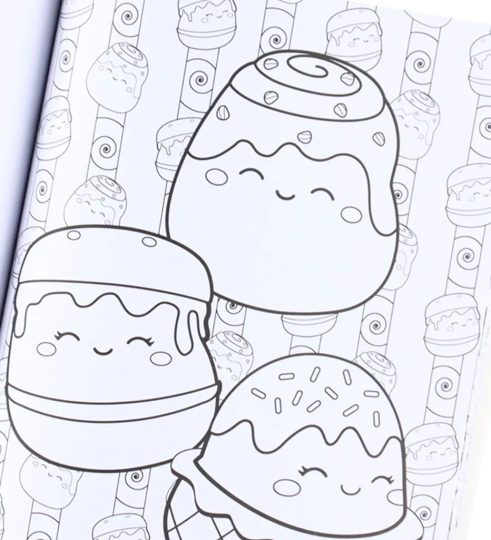 Forlaget Bolden Malebog|Kreativ Leg|Malebog - Sååå Cute! - Original Squishmallows