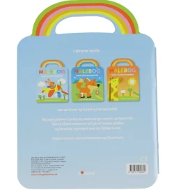 Forlaget Bolden Malebog|Malebog m. Klistermærker - Flyver