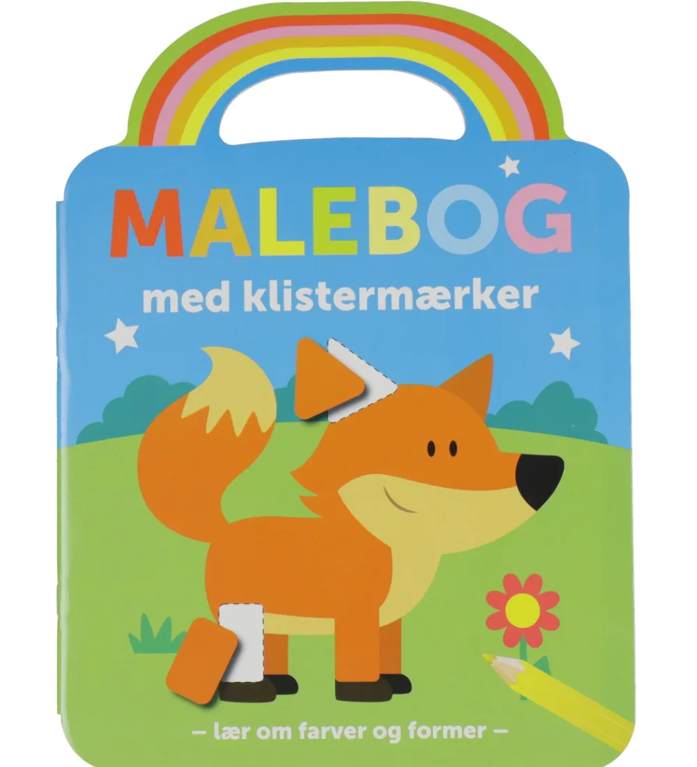 Forlaget Bolden Malebog|Malebog m. Klistermærker - Ræv