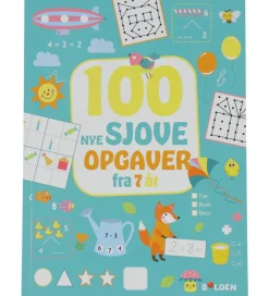 Forlaget Bolden Læringsbøger>Opgavebog - 100 Nye Sjove Opgaver - Fra 7 År