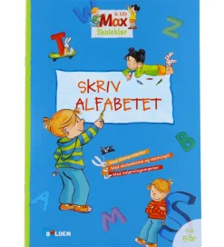Forlaget Bolden Læringsbøger>Opgavebog - Skoleklar: Skriv Alfabet - Dansk