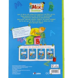 Forlaget Bolden Læringsbøger>Opgavebog - Skoleklar: Skriv Alfabet - Dansk