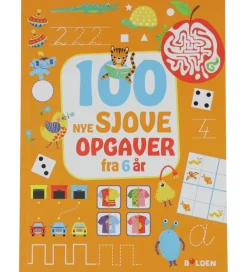 Forlaget Bolden Læringsbøger|Opgavebog - 100 Nye Sjove Opgaver - Fra 6 År