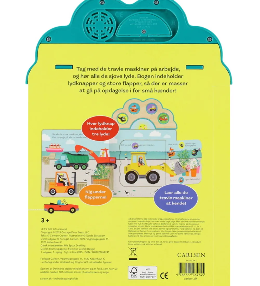 Forlaget Carlsen Bøger>Bog m. Lyd - Maskiner Med Lyd - DA