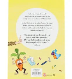 Forlaget Carlsen Malebog|Kreativ Leg>Malebog - Sallys Far Maler Byen Rød