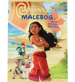 Forlaget Carlsen Malebog|Kreativ Leg|Malebog - Vaiana 2