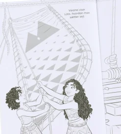 Forlaget Carlsen Malebog|Kreativ Leg|Malebog - Vaiana 2