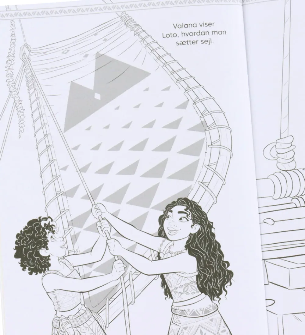 Forlaget Carlsen Malebog|Kreativ Leg|Malebog - Vaiana 2