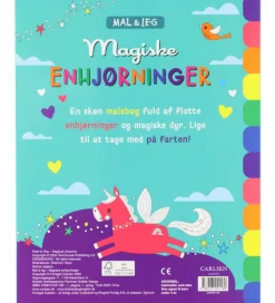 Forlaget Carlsen Malebog|Kreativ Leg>Malebog - Mal Og Leg: Magiske Enhjørninger