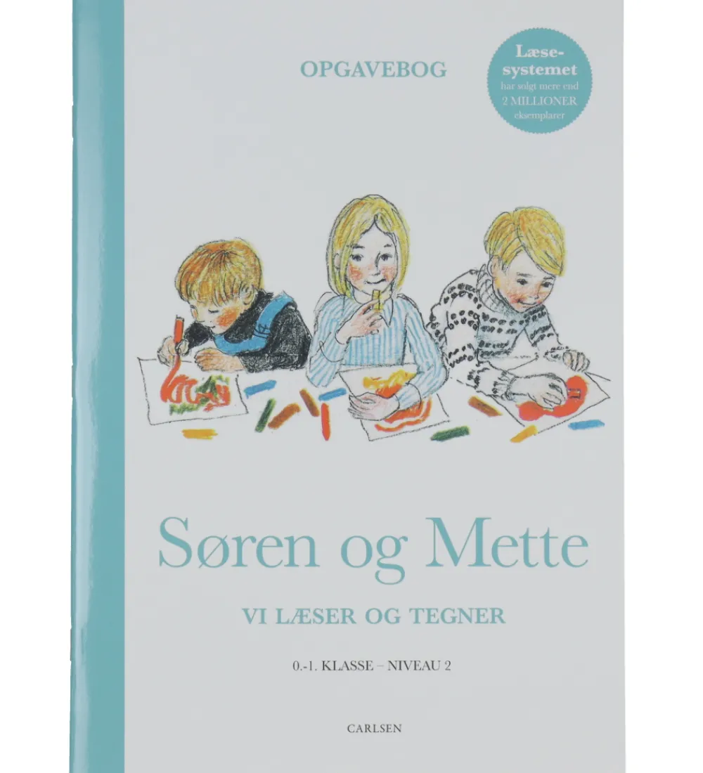 Forlaget Carlsen Læringsbøger>Opgavebog - Søren og Mette Vi Læser og Tegner -