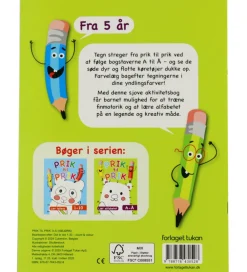 Forlaget Tukan Kreativ Leg|Bøger>Aktivitetsbog - Prik Til Prik - A-Å - DA