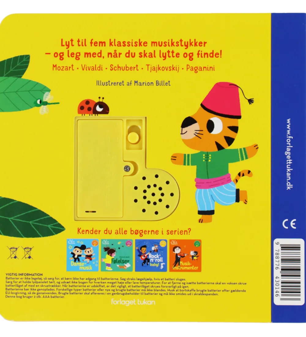 Forlaget Tukan Bøger>Bog m. Lyd - Min Lille Musikbog - Klassisk Musik