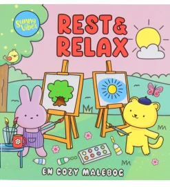 Forlaget Tukan Malebog>Malebog - Cozy Time - Sunny Vibes: Rest & Relax