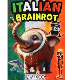 Forlaget Tukan Malebog|Kreativ Leg>Malebog - Italian Brainrot