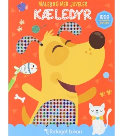 Forlaget Tukan Malebog|Kreativ Leg>Malebog m. Juveler - Kæledyr - DA